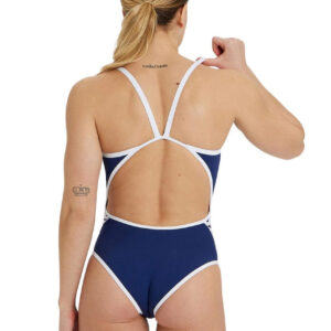 Arena Icons Superfly Back Swimsuit – Navy/ White