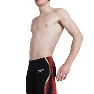 Men's Racing Swimsuit - Speedo Fastskin LZR Pure Intent Jammers - Night Flare Print