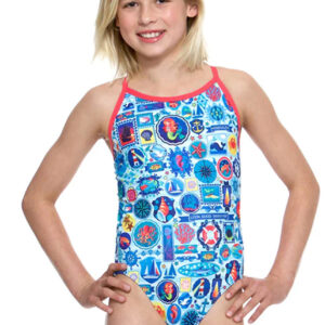 Amanzi Seafarer Girls Swimsuit Blue / Multi-0