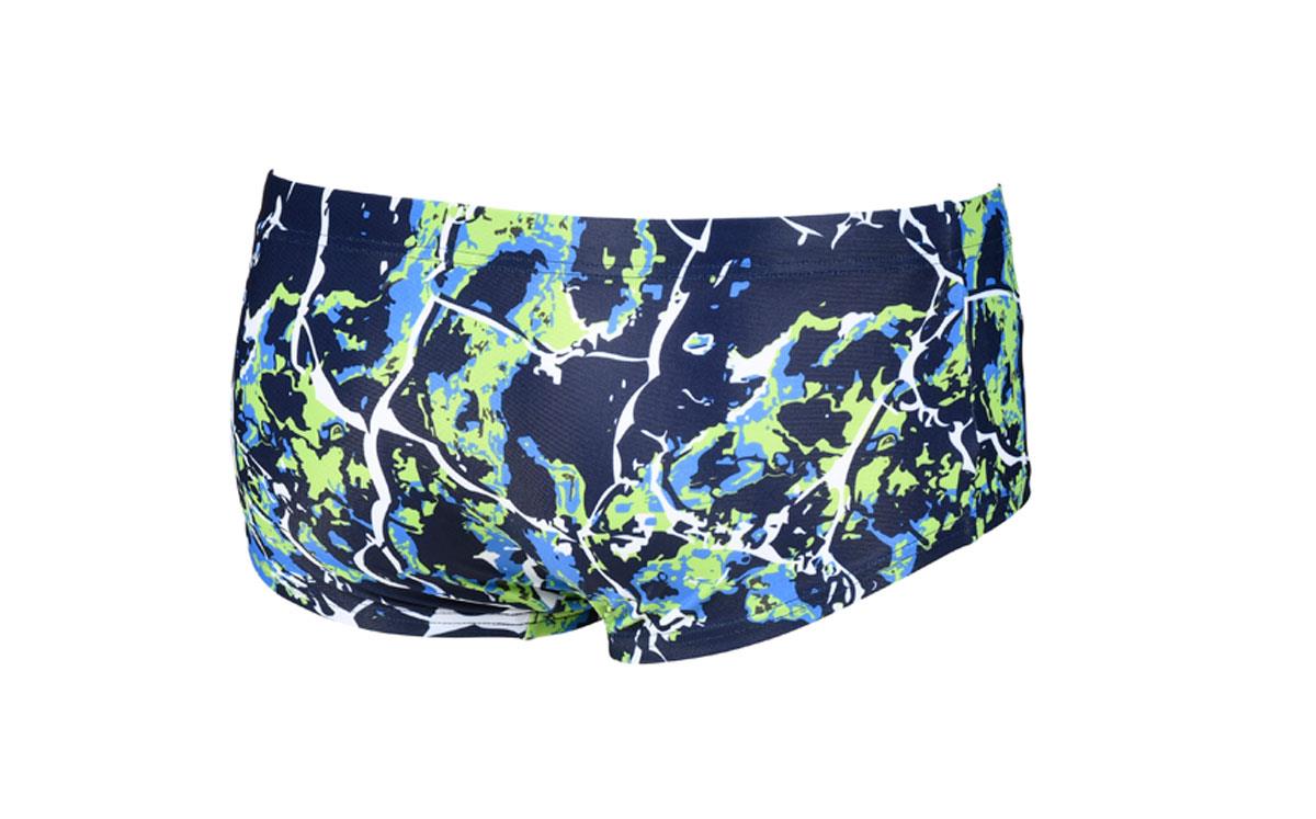 Arena Earth Texture Low Waist Short - Navy/ Green Multi-565814