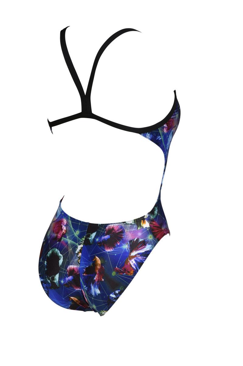 Arena Allover Challenge Back Swimsuit - Black/ Multi-565804