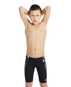 Arena Boy's Crazy Arena Jammer - Black/ Multi