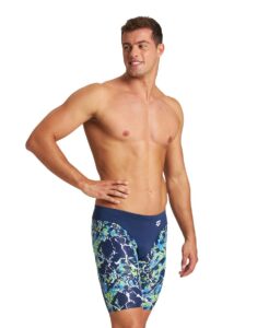 Arena Earth Texture Jammer - Navy/ Green Multi