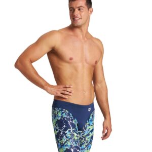 Arena Earth Texture Jammer - Navy/ Green Multi-0