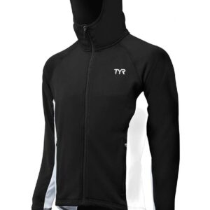 TYR Alliance Men's Jacket - Black/White-0