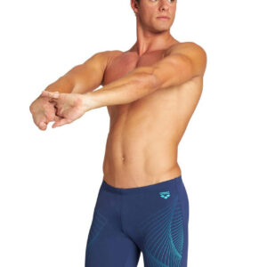 Arena Men's Spiral Vision Jammer - Navy / White