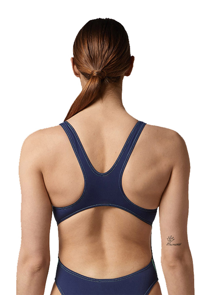 Akron Women's Babbitt Evo Swimsuit - Blue-brand
