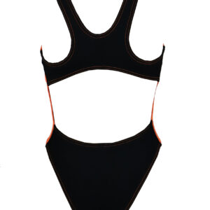 Akron Girls Babbitt Evo Swimsuit – Orange/Black
