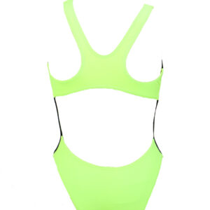 Akron Girls Babbitt Evo Swimsuit – Black/Comedy Green