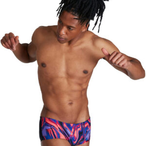 Speedo Allover Digital 14cm Brief - Black/ Red/ Blue/ Ultraviolet