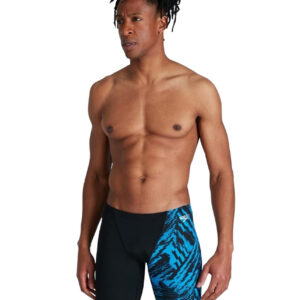 Speedo Allover V-Cut Jammer - Black/ Pool