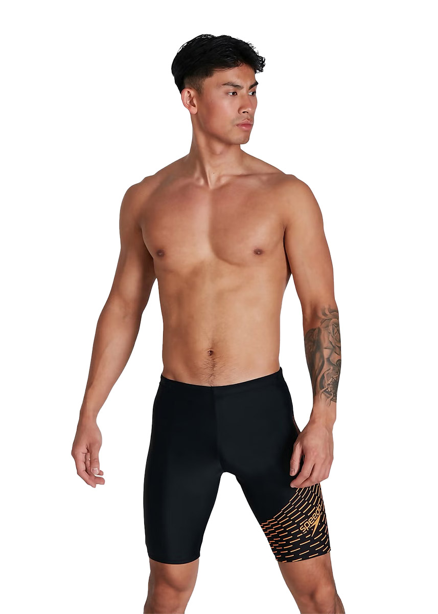 Men's Medley Logo Jammer Black/Orange