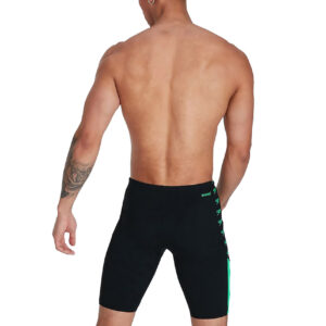 Speedo Boom Logo Splice Jammer – Black/ Fake Green