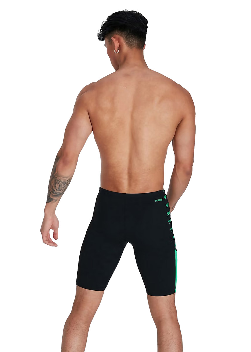 Speedo Boom Logo Splice Jammer - Black/ Fake Green-brand