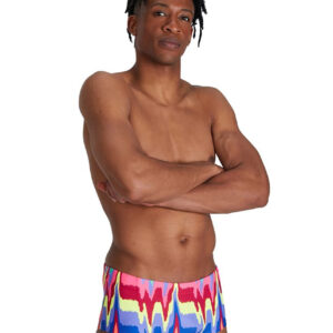 Speedo Rainbow Wave 17cm Brief - Magenta/ Pink/ Ultraviolet/ Pool