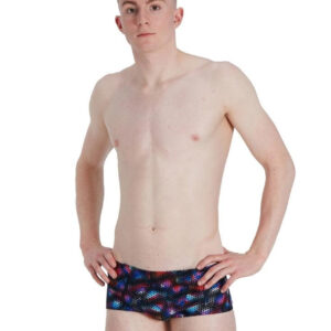 Speedo Kaleidoscope 17cm Brief - Black/ Blue/ Adriatic/ Tangerine