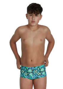 Speedo Boy's Pond Life 13cm Brief - Green/ Adriaic/ Yellow/ Blue/ Black