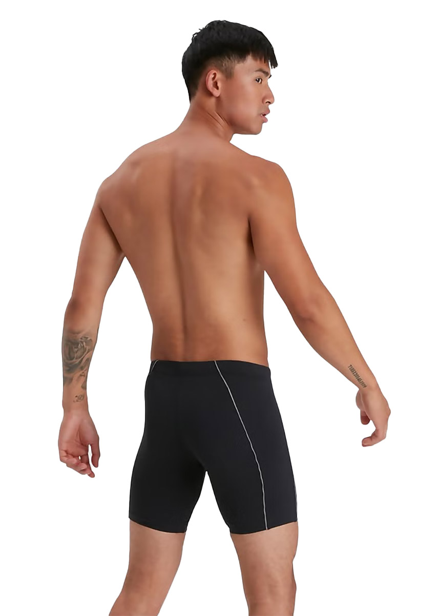 Speedo Men's ECO END+ Splice Jammer - Black/ Blue Flame/ USA Charcoal-brand