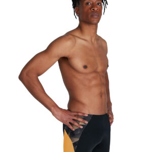 Speedo ECO END+ Splice Jammer - Black/ Papaya Punch/ USA Charcoal