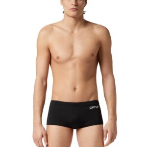 Akron Mens Gus 14cm Trainer Swim Trunk - Black-0