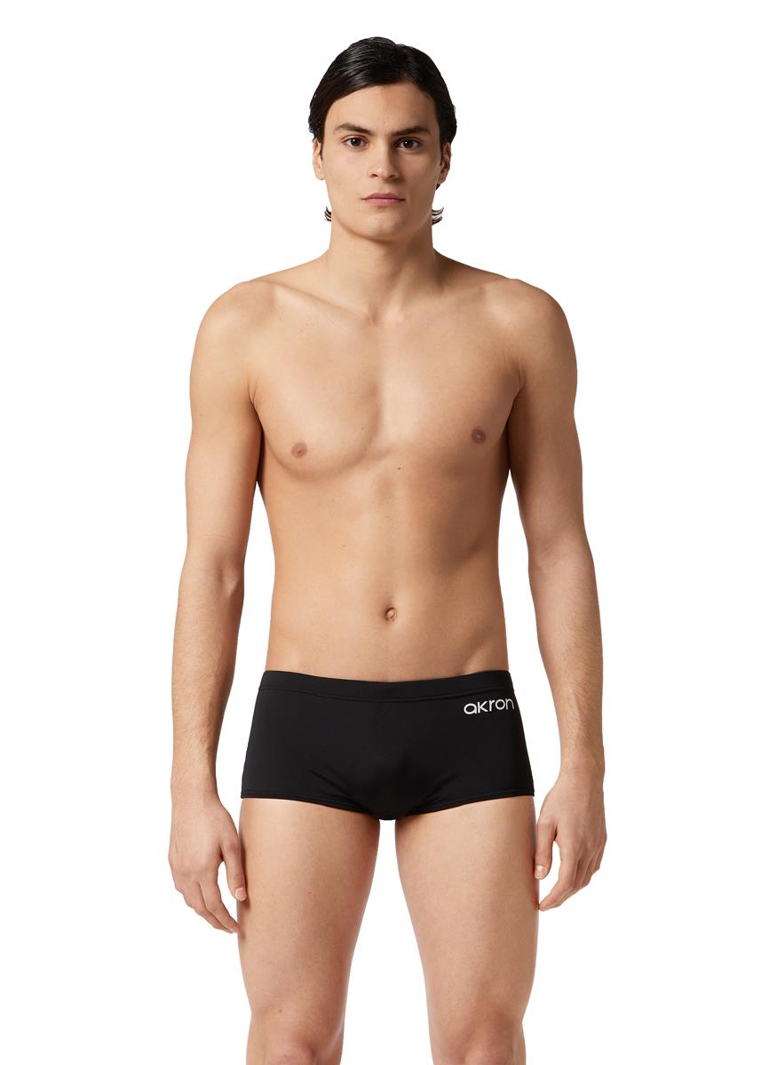 Akron Mens Gus 14cm Trainer Swim Trunk - Black-0