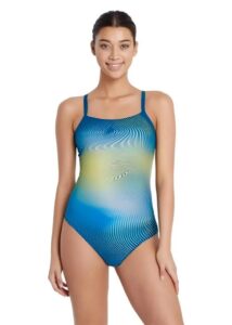 Aquasphere Essential Open Back Swimsuit - Lightning Wave