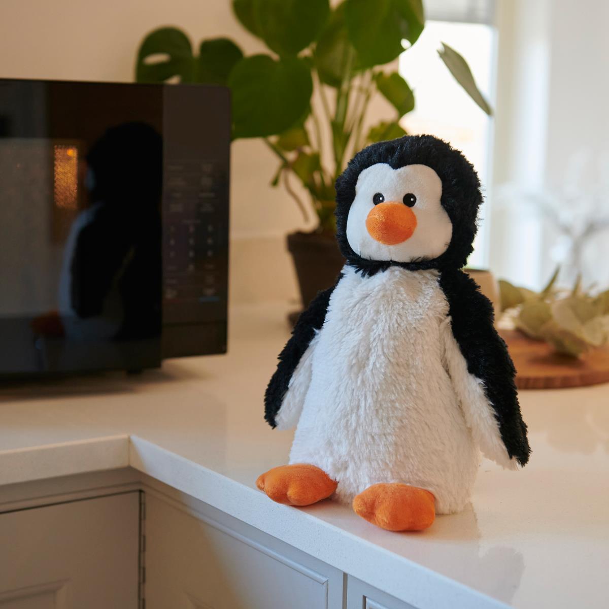 Warmies Microwaveable Black & White Penguin - 33 cm-567097