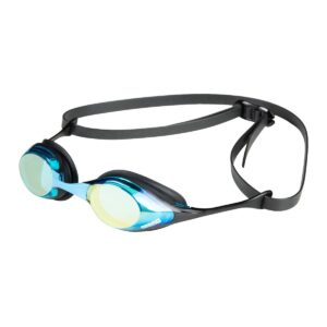 Arena Cobra Swipe Mirror Goggles - Aqua/Black-0