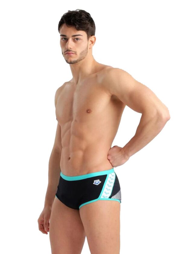Arena Mens Icons Low Waist Swim Short - Blue Diamonds-0