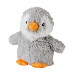 Warmies 9" Junior Microwaveable Grey Penguin