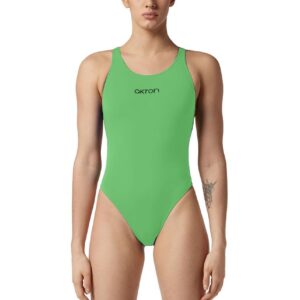 Akron Women's Babbitt Evo Swimsuit - Montecarlo Green-0