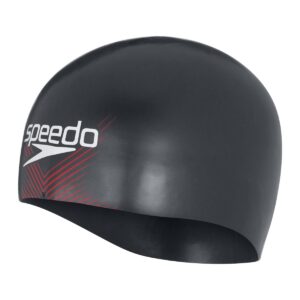 Speedo Fastskin Cap - USA Charcoal/ Phoenix Red