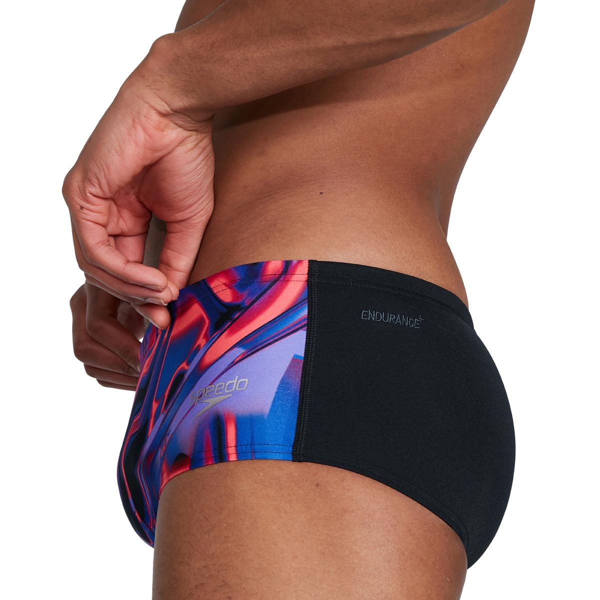 Speedo Allover Digital 14cm Brief - Black/ Red/ Blue/ Ultraviolet-567087