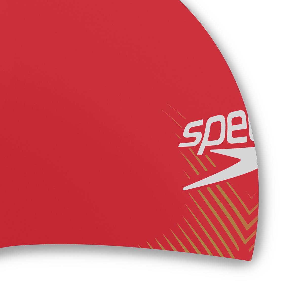 Speedo Fastskin Cap - Phoenix Red/ Rose Gold-brand