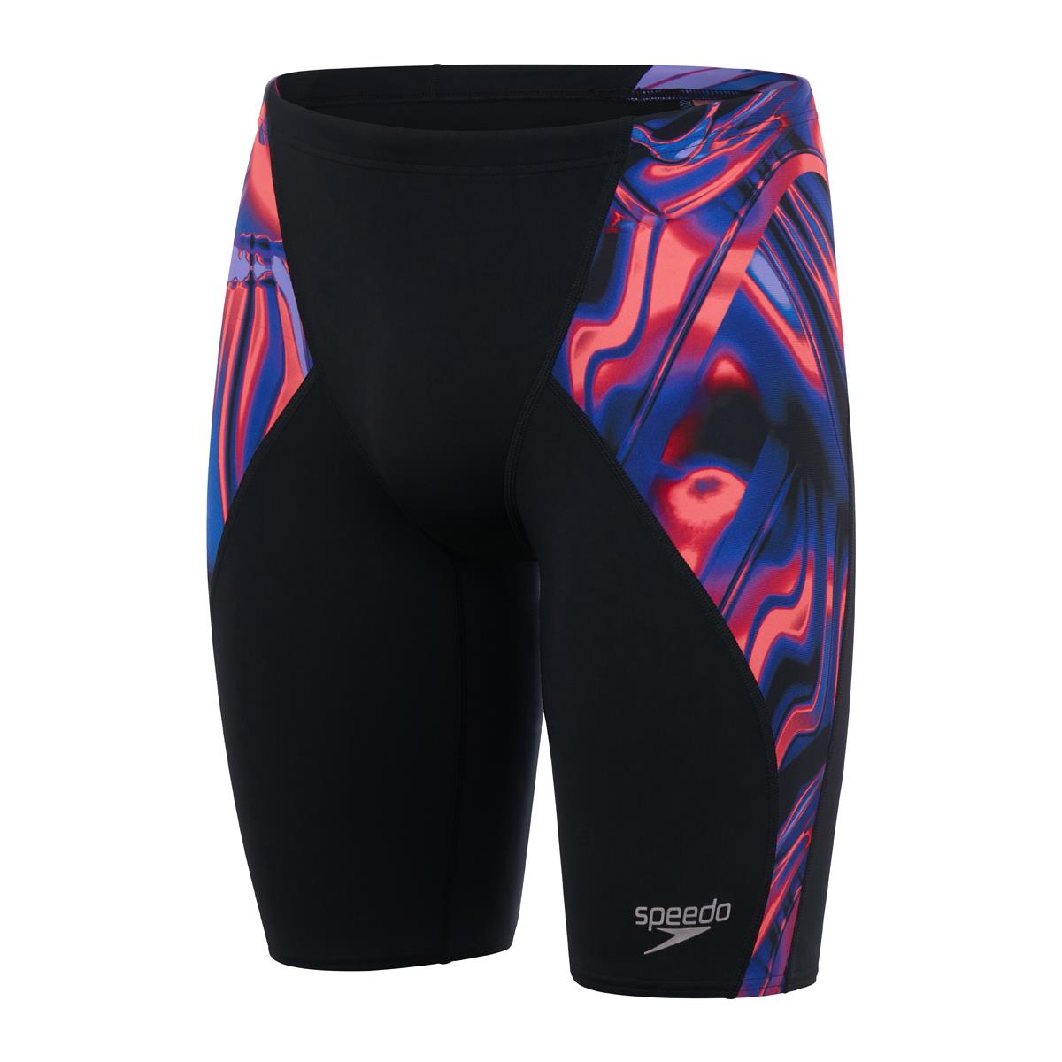 Speedo Allover Digital V-Cut Jammer - Black/ Red/ Blue/ Ultraviolet-567080