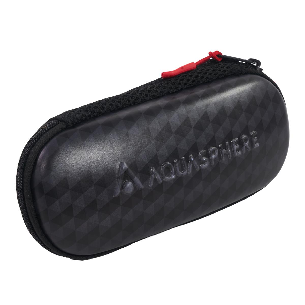 Aqua Sphere Goggle Case - Black/ Red-0