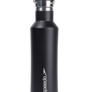 Speedo Metal Water Bottle - Black-0