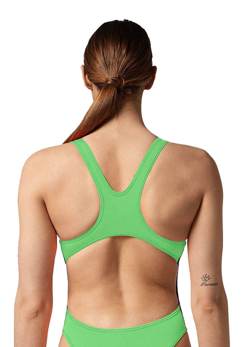 Akron Women's Babbitt Evo Swimsuit - Montecarlo Green-brand