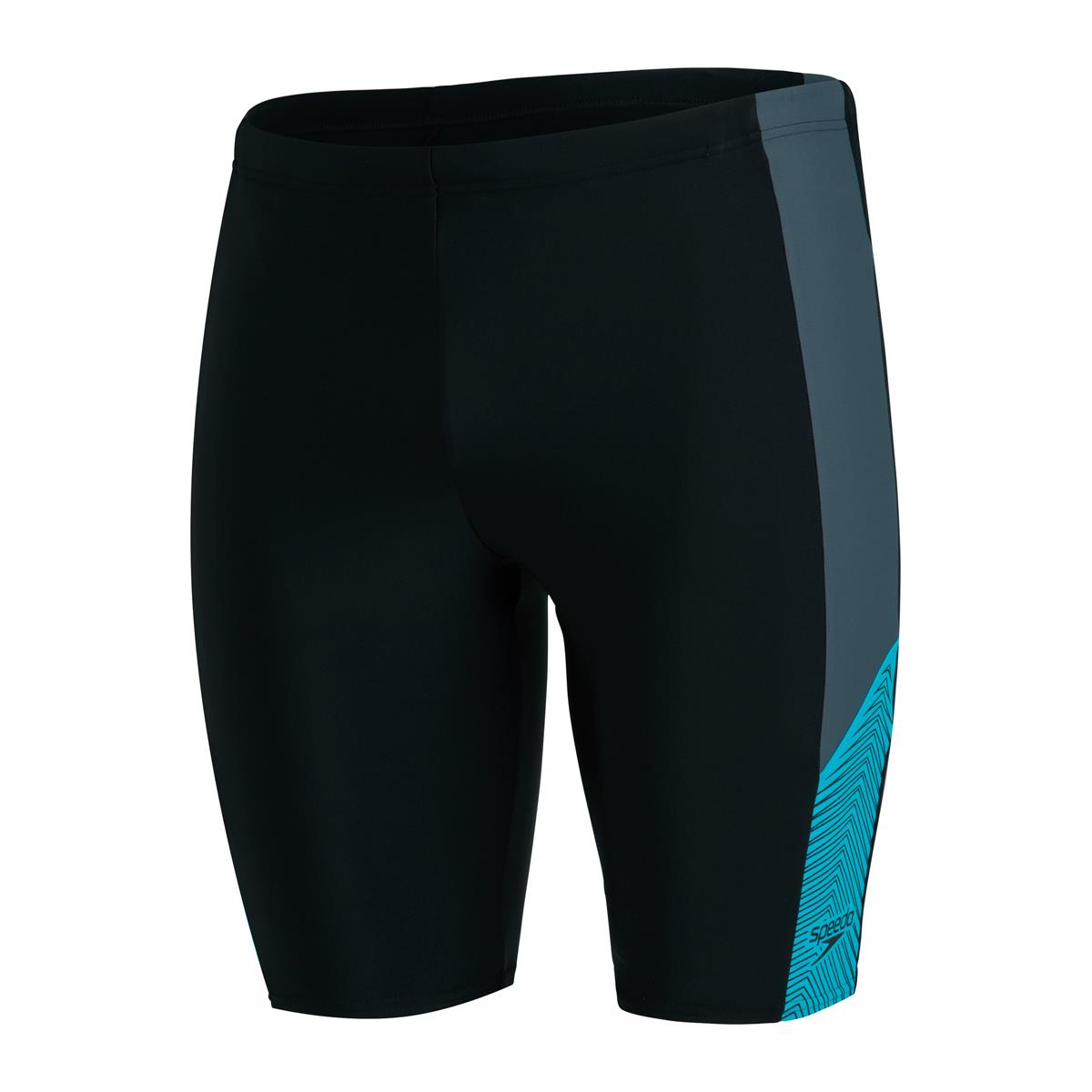 Speedo Dive Jammer - Black/ Hypersonic Blue/ USA Charcoal