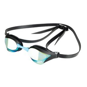 Arena Cobra Core Swipe Mirrored Goggles - Aqua/Black-0