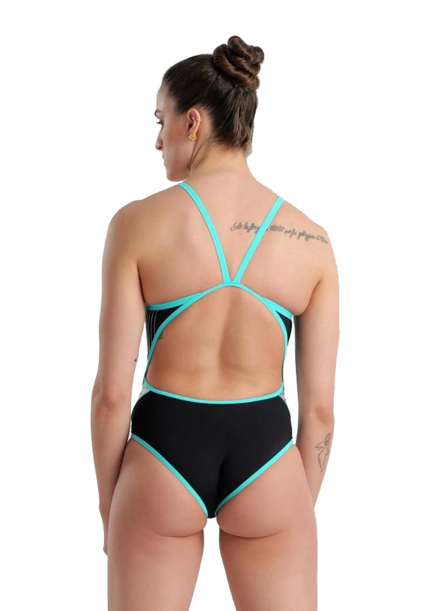 Arena Women's Icons Super Fly Back Swimsuit - Blue Diamonds-566865