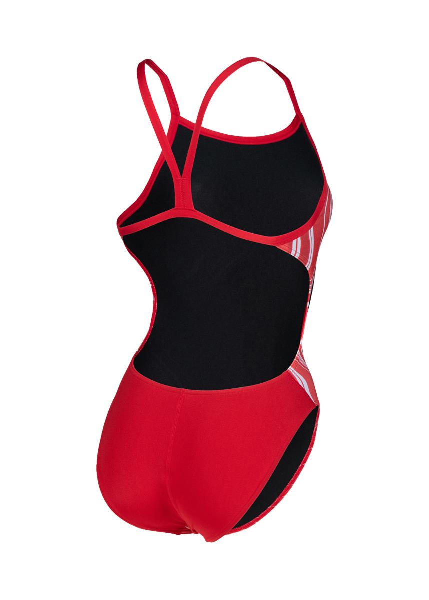 Arena Marbled Challenge Back Swimsuit - Red/Multi-568484