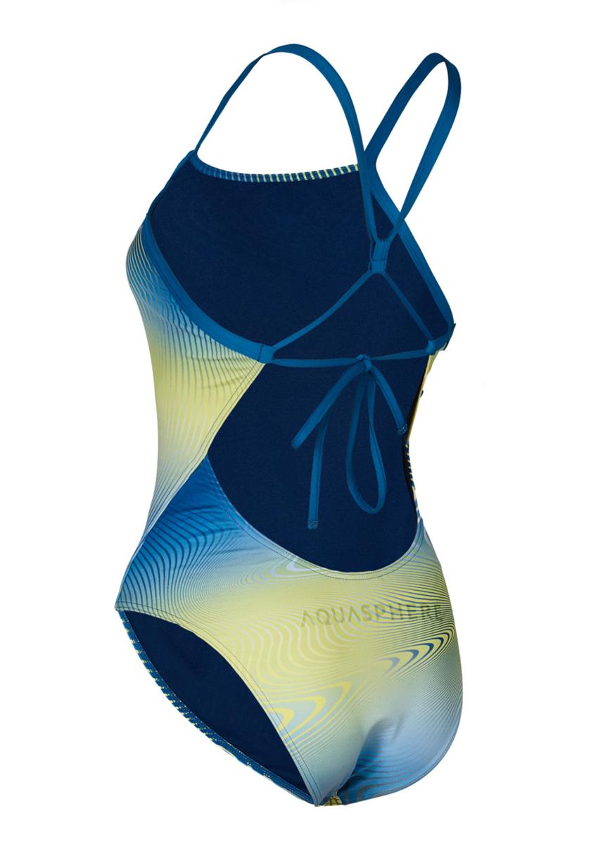 Aqua Sphere Essential Tie Back Swimsuit - Lightning Wav