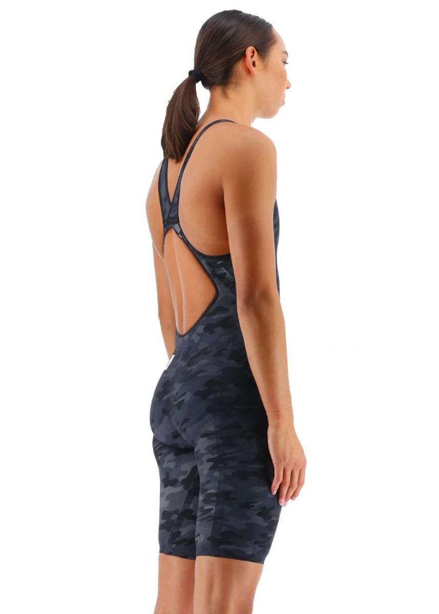 TYR Venzo Camo Open Back Kneeskin - Black-567898