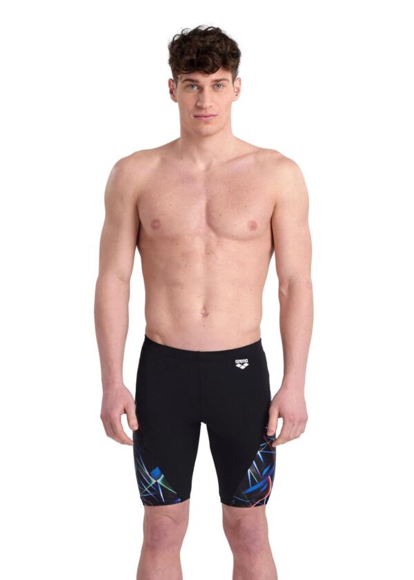 Arena Allover Swim Jammer - Black/Multi-0