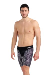 Arena Marble Print Jammer - Black/Multi