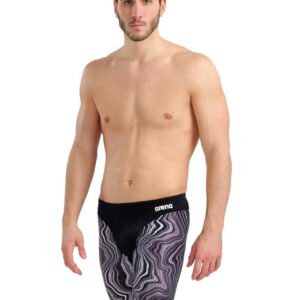Arena Marble Print Jammer - Black/Multi