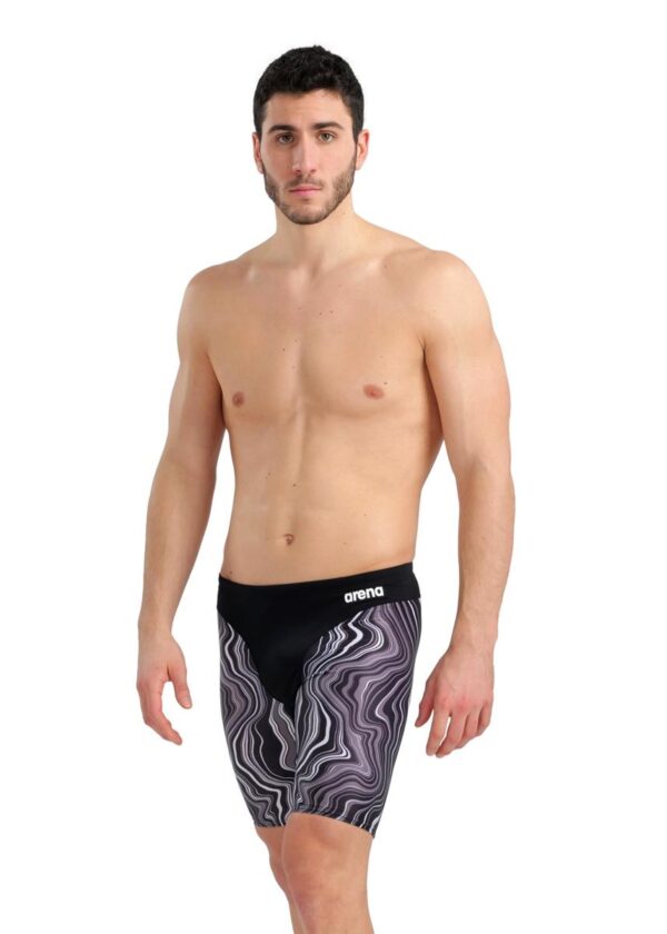 Arena Marble Print Jammer - Black/Multi