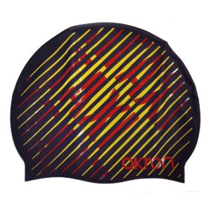 Akron Silicone Swim Cap - Fumy Print-0
