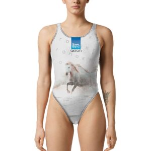 Akron Women's Save The Horses Swimsuit-0